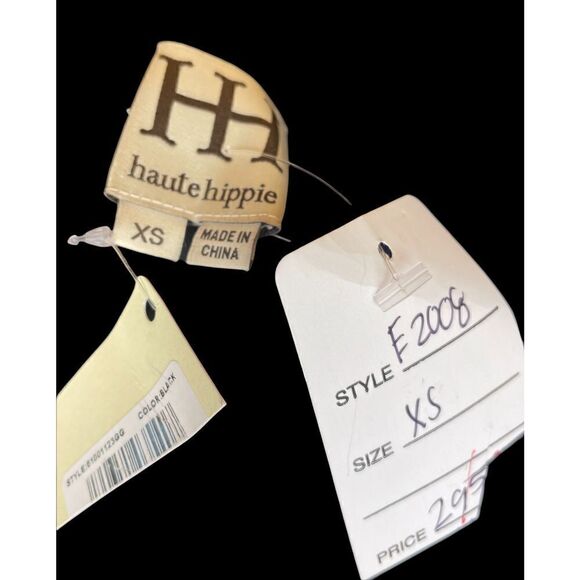 Haute Hppie Black Silk Halter Blouse Size XS NWT - Picture 6 of 6